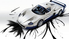 Cars vehicles sports cars Maserati MC12