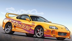 Cars vehicles Toyota supra