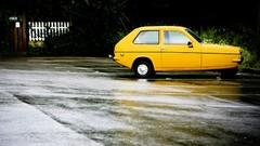 Cars vehicles yellow cars Reliant Robin