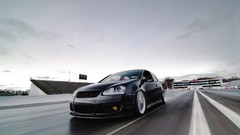 Cars Volkswagen Golf race tracks