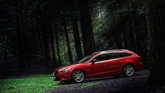Cars wagon mazda 6 red cars