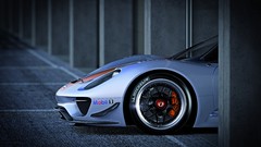 Cars wheels Porsche Racing Stripes side view vehicles Supercars 