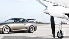 Cars widescreen vehicles Toyota supra multiscreen JDM Japanese 