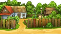 Cartoonish digital art artwork