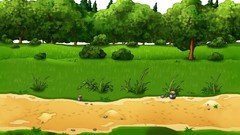 Cartoonish digital art artwork