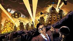 Cartoons artwork Doctor Who