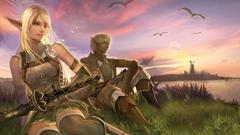 Cartoons Birds elves