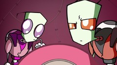 Cartoons Invader Zim red