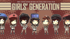 Cartoons minimalistic Girls Generation