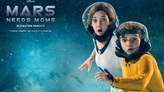 Cartoons space suits Mars Needs Moms