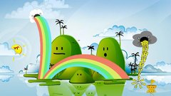 Cartoons storm tropical Islands