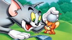 Cartoons Tom and Jerry golf balls golf clubs