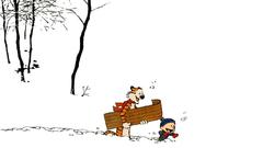 Cartoons winter snow happy