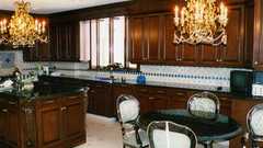 Casket themed kitchen high