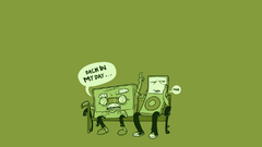 Cassette funny Threadless Simple