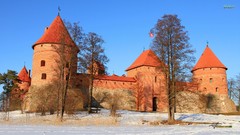 Castle cityscapes trakai