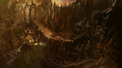 Castles fantasy art diablo