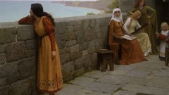 Castles Medieval classic art Edmund Blair Leighton