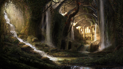 Castles ruins artwork