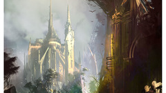 Castles science fiction artwork