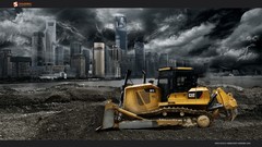 Caterpillar rivers vehicles heavy cityscapes Smashing magazine