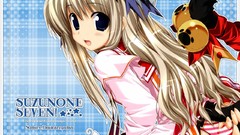 Cats Anime blondes anime girls lingerie blue eyes school 