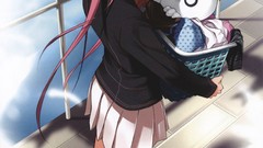 Cats Anime blush anime girls president mizunashi akari Kantoku 