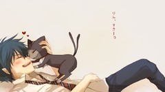 Cats Anime school uniforms ao no exorcist okumura rin anime 