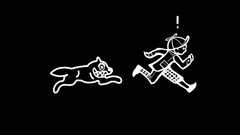 Cats Dogs black background Boys! cloths