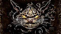 Cats Fractalius cheshire cat