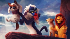 Cats The Lion King parody Lions Simba Nala Rafiki grumpy cat 