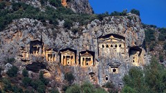 Caves ruins Turkey antalya