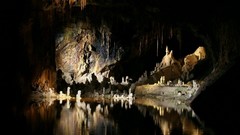 Caves underground lakes