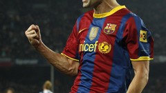 Celebration soccer FC Barcelona Andrés Iniesta