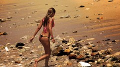 Celebrity beach girls Joana Duarte