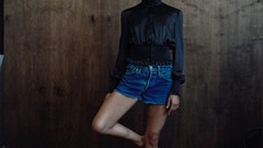 Celebrity fashion Actress models photo shoot selma blair