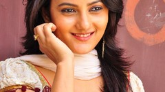 Celebrity fashion Actress stills smiling white dress models 