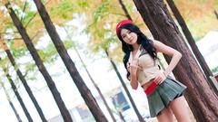 Celebrity fashion asians stills brunettes photo shoot cosplay 