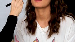 Celebrity fashion brunettes models photo shoot Bambi Northwood 