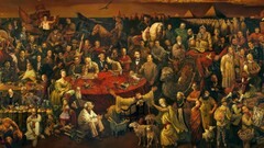 Celebrity Salvador Dalí painting Socrates Vladimir Lenin