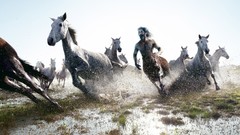 Centaur running Horses