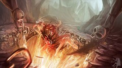 Chains anime girls sacrifice artwork