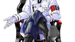 Chairs Army soldiers military gloves sitting reflections pants 