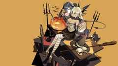 Chairs wings Candles Tables hats Candies Halloween Trick 'r 