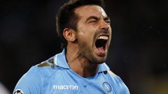 Champions League soccer Napoli ezequiel lavezzi