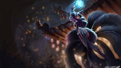 Characters League of Legends artwork video games ahri fox girls