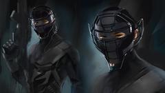 Characters pursuit sketches