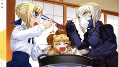 Characters saber fate stay night concept art artwork fate 