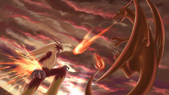 Charizard vs Blaziken Manga