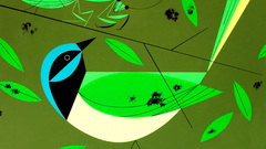 Charley harper Green Jay
